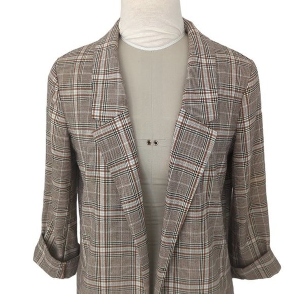 Stradivarius Oversized Plaid Blazer - Picture 5 of 5